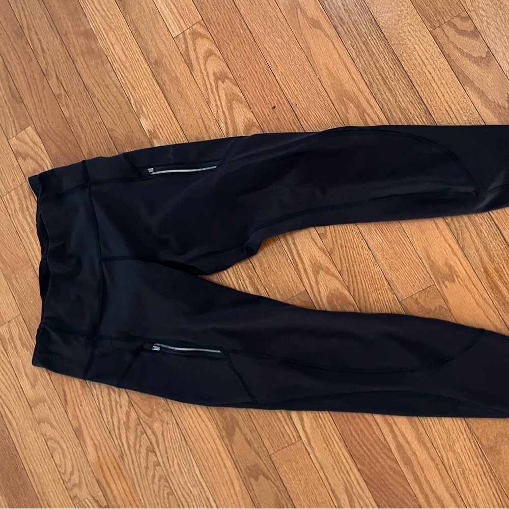 Athleta Rainer Black Leggings with Comfort Fit